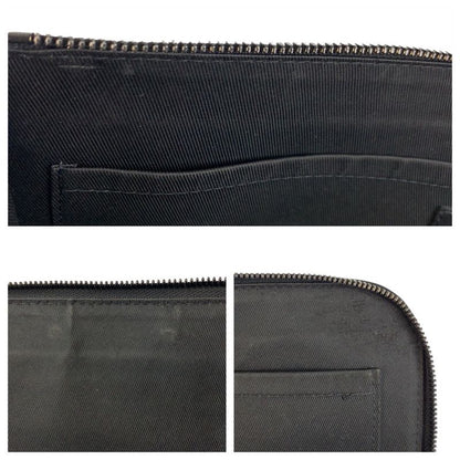 Louis Vuitton Monogram Eclipse Pochette Jules Black Grey Pvc/leather M82074