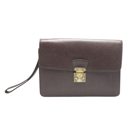 Louis Vuitton M30196 Taiga Clutch Bag Clade Second Bag Louis Vuitton Acajou