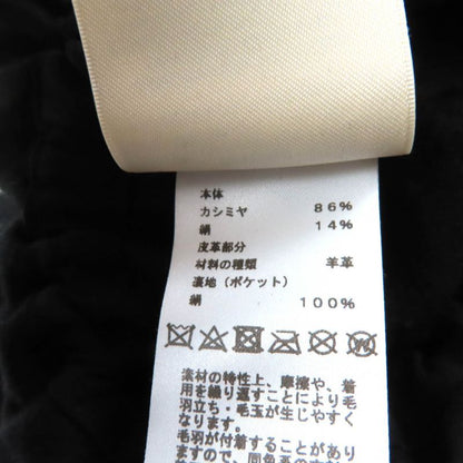 Hermes 22SS 2e0145di Cashmere Silk Blend With Serie Buttons Leather Use Logo