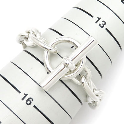 Hermes Bracelet Chaine D'ancre GM Silver 925 Silver 11 Frames Star Ring Silver
