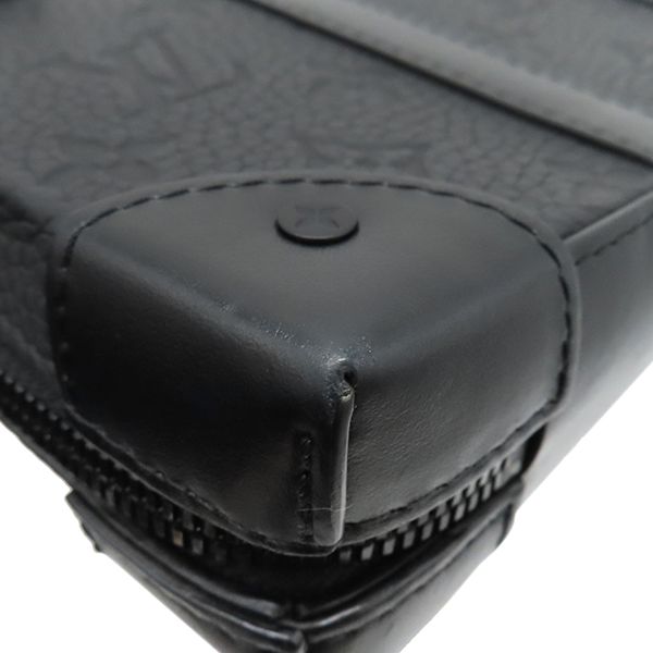 Louis Vuitton Shoulder Bag Soft Trunk Wallet Taurillon Leather Black Hardware