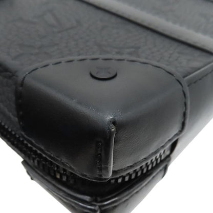 Louis Vuitton Shoulder Bag Soft Trunk Wallet Taurillon Leather Black Hardware