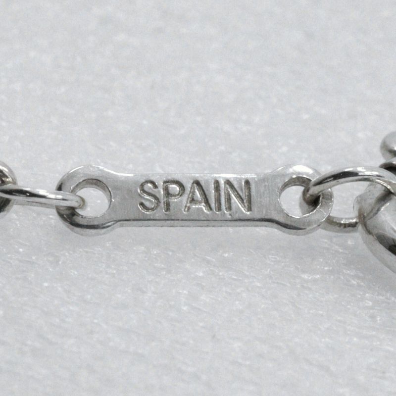 Tiffany & Co Open Heart Elsa Peretti 925 Silver Ladies 9.1g Necklace