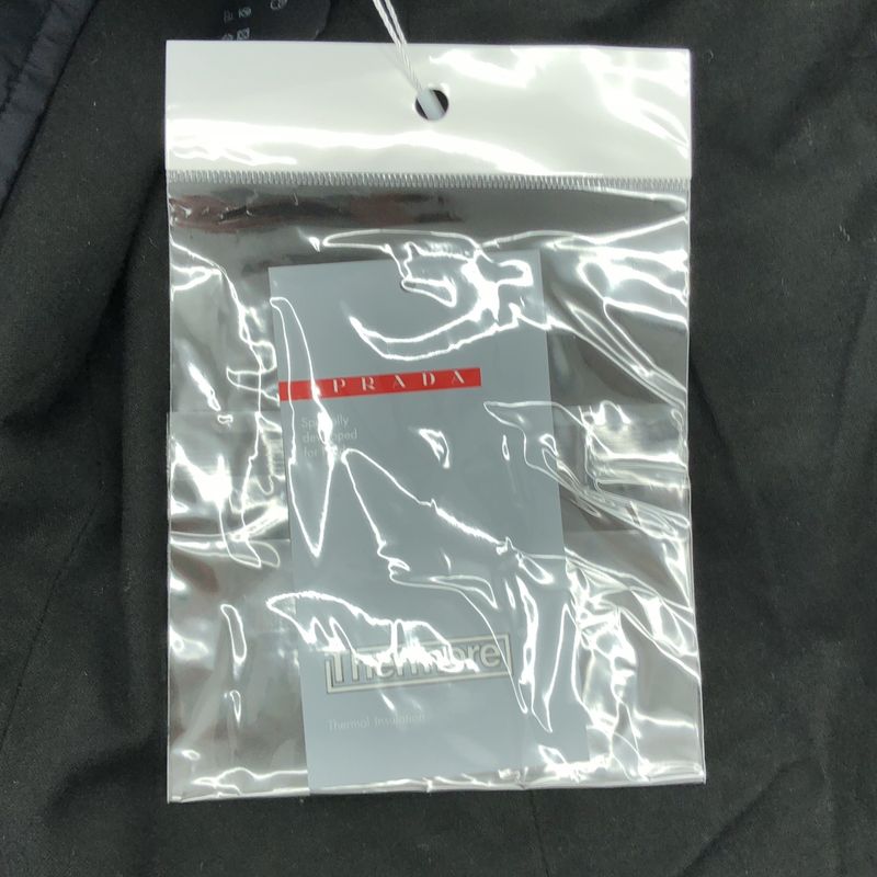 Prada Sport | 2000s | Nylon Puff Jacket Cotton Nylon Jacket | 46 | Black | Men