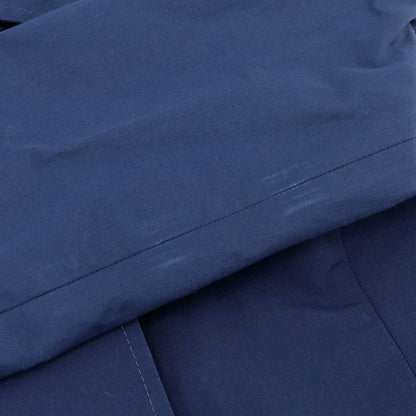 Prada 29y278 Cotton And Polyester Navy Blue Women's Trench Coat