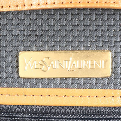 Vintage YSL Yves Saint Laurent Triangle Plate Leather Shoulder Bag Crossbody