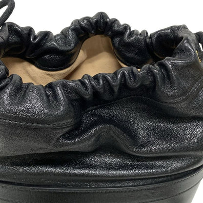 Gucci Shoulder Bag Horsebit 1955 Bucket Bag 602118 Black Drawstring Shape