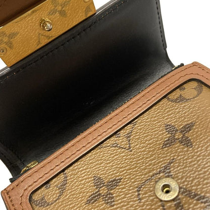 Louis Vuitton Trifold Wallet Monogram Reverse Portefeuille Dauphine Compact