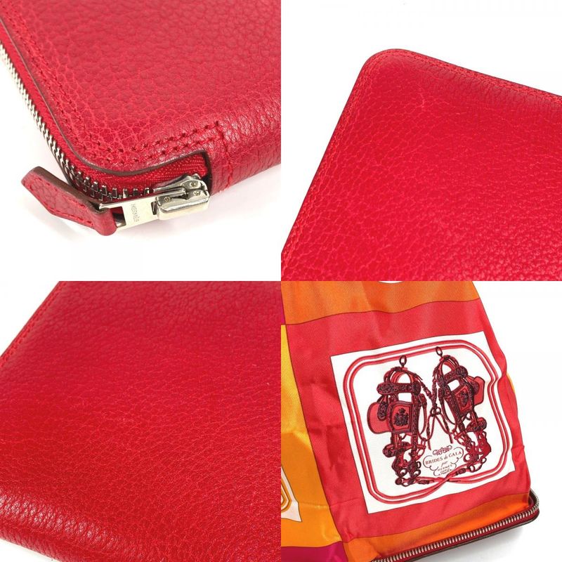 Hermes Shoulder Bag Silky Pop Leather Red