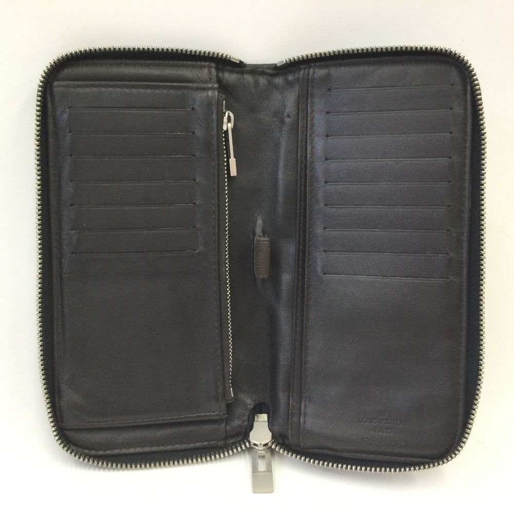 Louis Vuitton Damier Geant Portefeuille Longippe Round Zipper Long Wallet