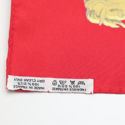 Hermes Promenade Carré 90 LA Promenade DE Longchamps Scarf Hermes Red