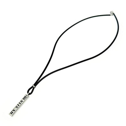 Tiffany & Co Silver Atlas Bar Necklace 15.5g 925 Engraved 418010 Necklace