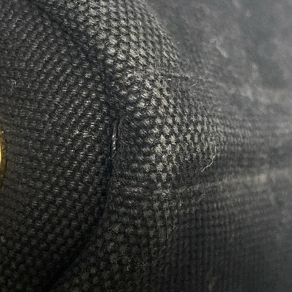 Prada Tote Bag Canapa Black×ivory×red