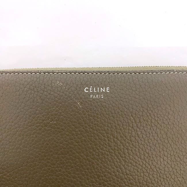 Celine Round Zipper Long Wallet Large Zipped