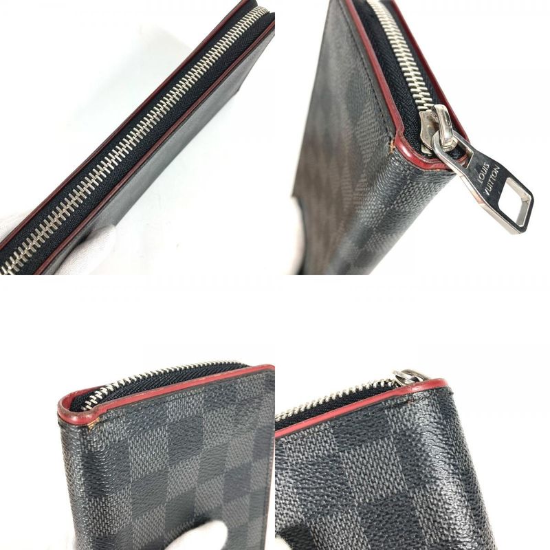 Louis Vuitton Long Wallet Zippy Wallet Vertical N63304 Damier Graphite Canvas