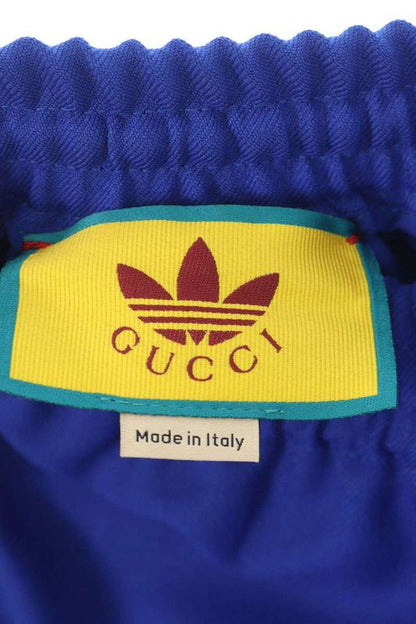 Gucci X Adidas 721922 Zaktu Logo Embroidery Back Zip Sideline Track Long Pants