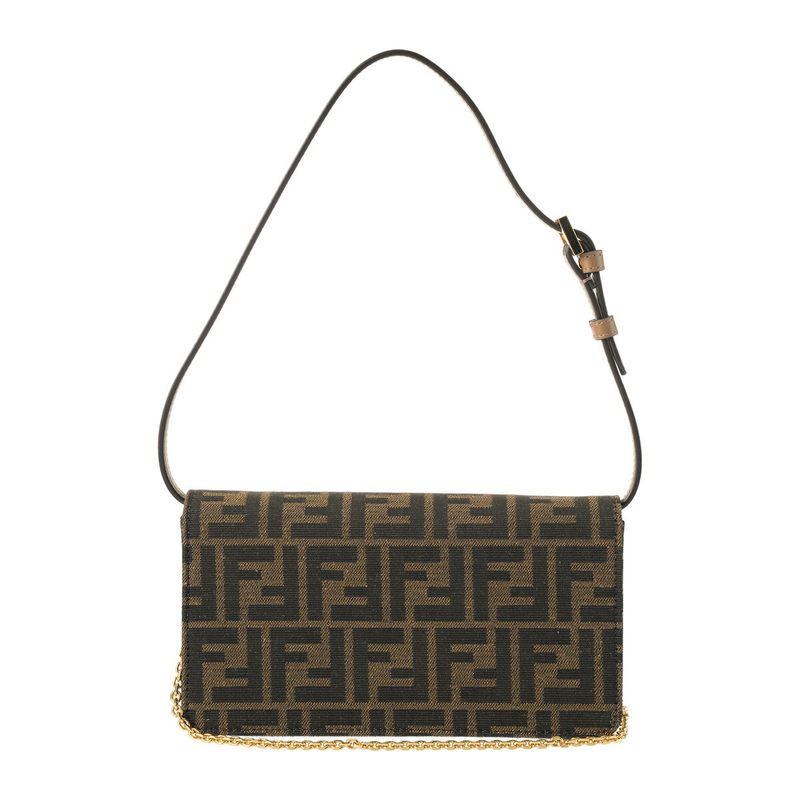 Fendi Shoulder Bag Baguette Brown