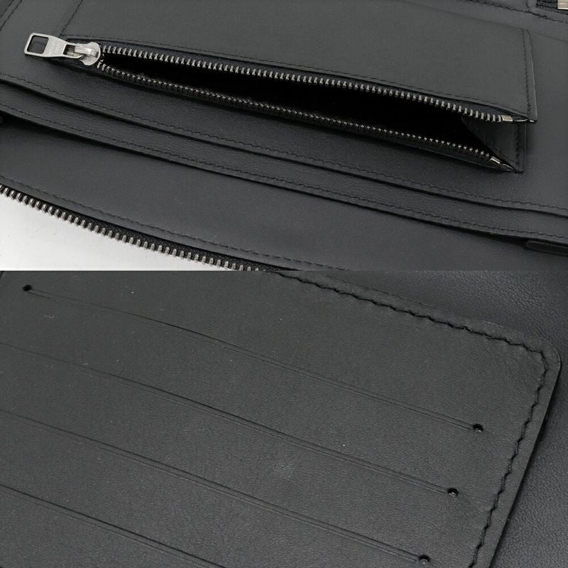 Louis Vuitton Round Zipper Long Wallet With Change Pocket Clutch Bag Damier