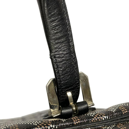 Goyard Business Bag Diplomat Black×brown×white Leather