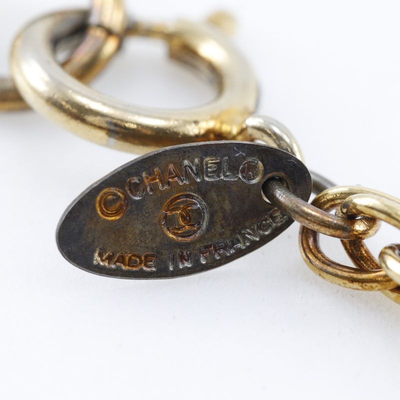 Chanel Coco Mark Vintage Gold Plated Ladies 36.4g Necklace