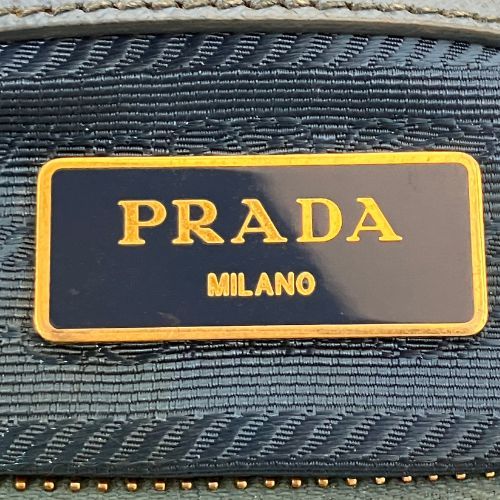 Prada Handbag Saffiano Leather Saffiano Leather Galleria Blue