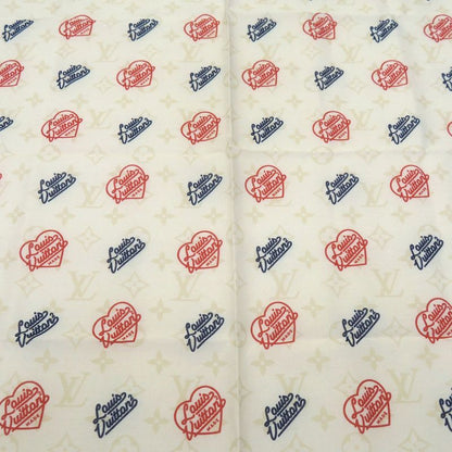 Louis Vuitton Virgil Abloh NIGO Collaboration Handkerchief Bandana Heart