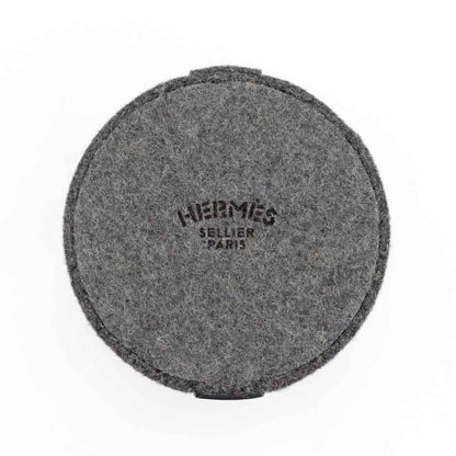 Hermes Sugar Box Gray Felt Accessory Case Interior Miscellaneous Goods