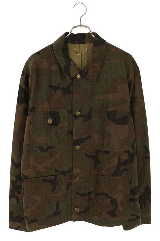 Supreme Louis Vuitton 17AW Hdk91wdsq LV Jacquard Denim Chore Coat Monogram