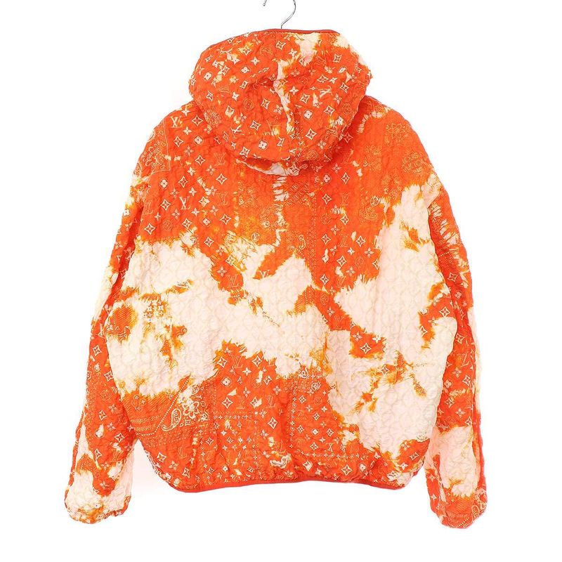 Louis Vuitton 22aw Monogram Bandana Windbreaker Rm222m Nw1 Hnb12w Orange 46