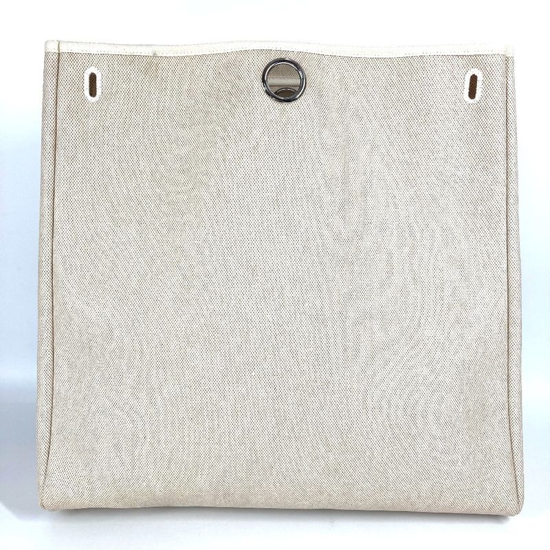 Hermes Shoulder Bag Herbag Only With Replacement Bag Canvas Beige