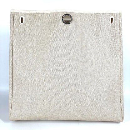 Hermes Shoulder Bag Herbag Only With Replacement Bag Canvas Beige