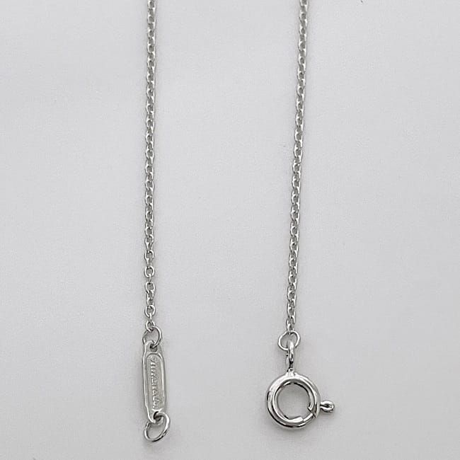 Tiffany & Co Necklace Silver 1837 Polished Ag 925