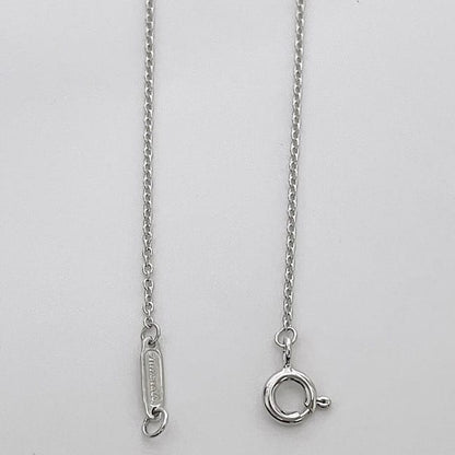 Tiffany & Co Necklace Silver 1837 Polished Ag 925
