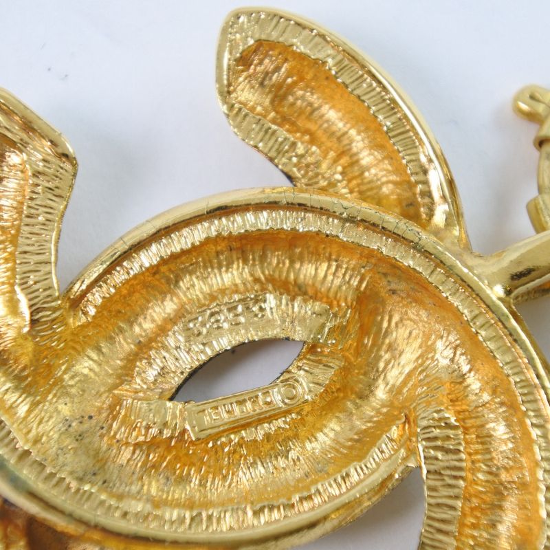 Chanel Coco Mark Matelasse Vintage Gold Plated Gold 3859 Ladies 65.5g Necklace