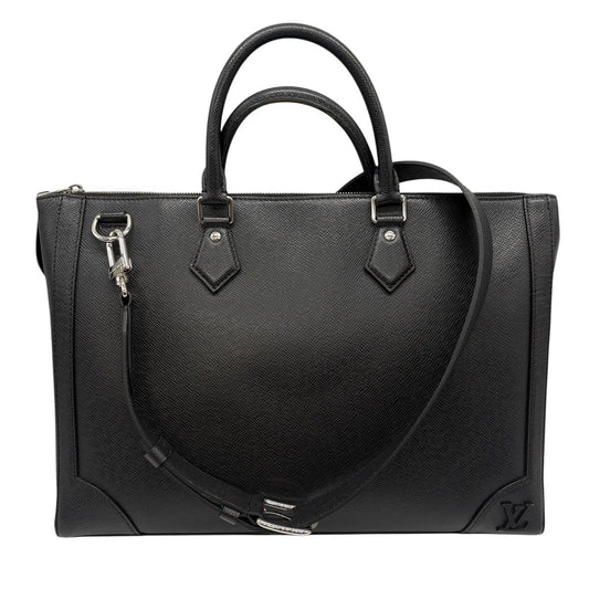 Louis Vuitton Slim Briefcase Taiga M30810 LV Handbag Shoulder Business Bag
