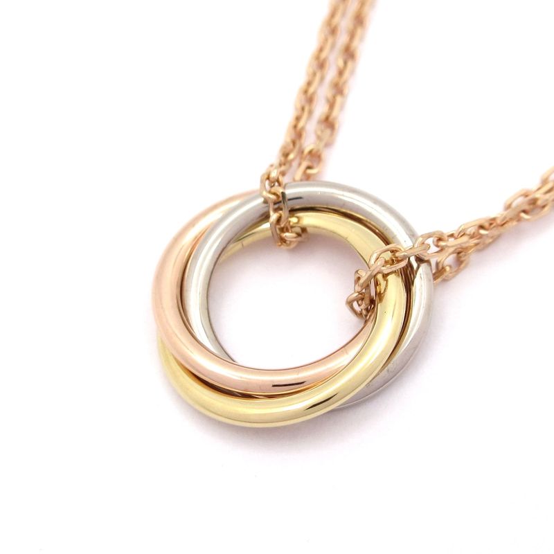 Cartier Necklace Sweet Trinity/trinity Pendant Mini Model B7224816 18K Three