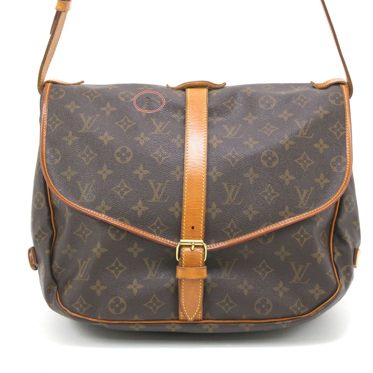Louis Vuitton Monogram Saumur 35 Shoulder Bag M42254《junk Item》