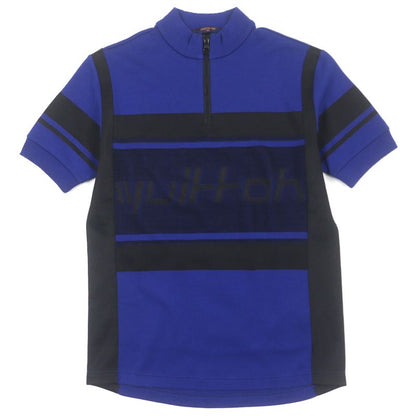  Louis Vuitton 19AW Jacquard Saik Ring Short Sleeve Half Zip T-shirt Short