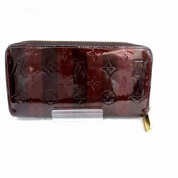 Louis Vuitton Monogram Vernis Rayures Zippy Wallet M91717 Long Wallet Women