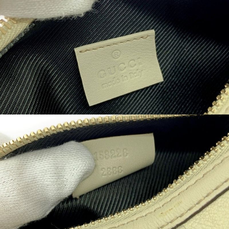 Gucci 153228-2888 Gucci Guccissima Leather Pouch Beige 400751 Pouch
