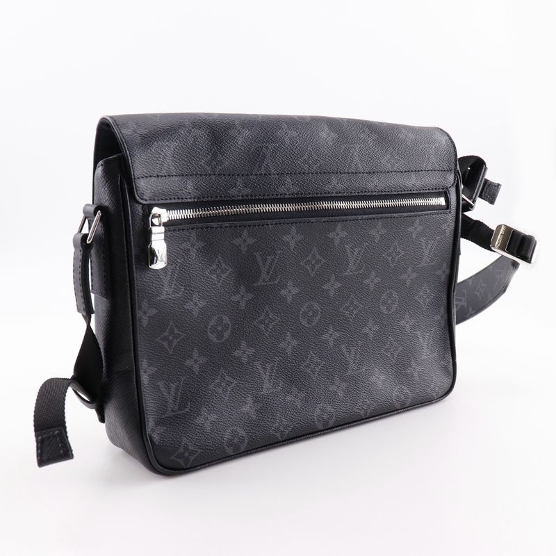 Louis Vuitton Taiga Llama Messenger Bag M30746 Taiga X Monogram Eclipse Canvas