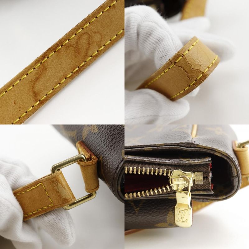 Louis Vuitton Vivacite PM M51165 Monogram Canvas Brown Ca0094 Ladies Shoulder