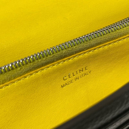 Celine Long Wallet - Black Leather