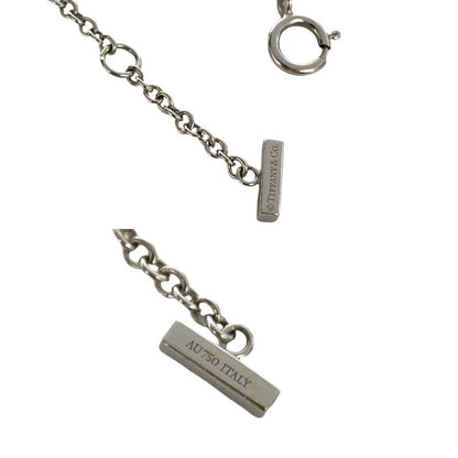 Tiffany & Co T Smile Bracelet 18kwhite Gold Diamond