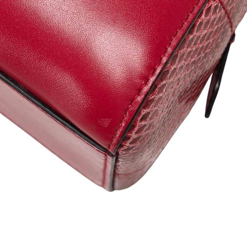 Bulgari Serpenti Scaglie Handbag Shoulder Bag 2WAY Pink Leather Women Bvlgari