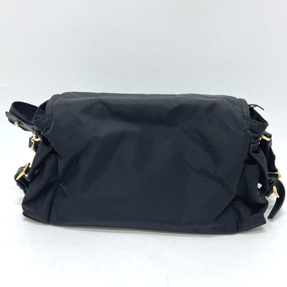 Prada Shoulder Bag Explorer Large Re-nylon 1bd391 Nylon Black