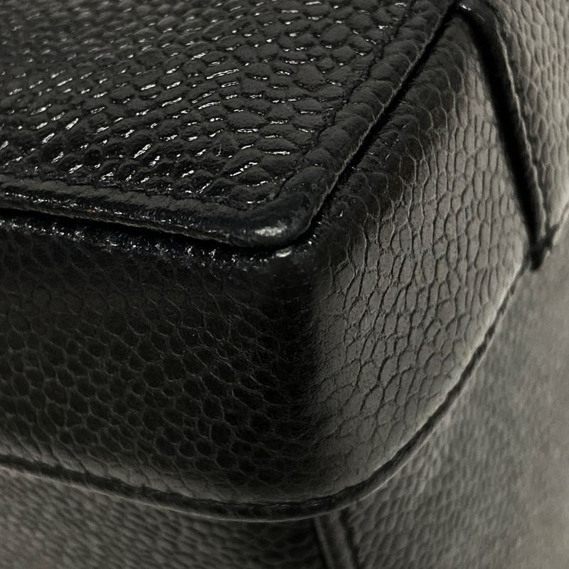 Chanel Vanity Bag - Black With Gold Hardware / Mirror