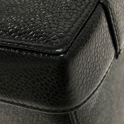 Chanel Vanity Bag - Black With Gold Hardware / Mirror