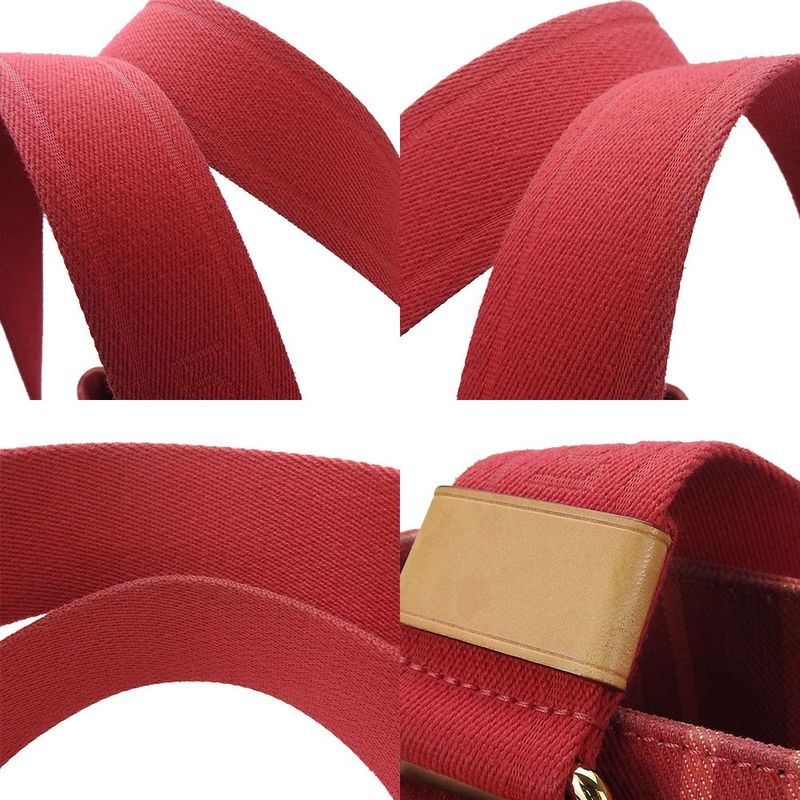 Louis Vuitton Tote Bag Shoulder Plan Soleil Cabas PM M94146 Stripe Red Canvas