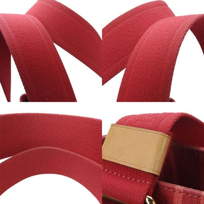 Louis Vuitton Tote Bag Shoulder Plan Soleil Cabas PM M94146 Stripe Red Canvas